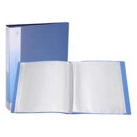 "11,6 X 8,3\" Portfolio-Binder-Mappe, 4Stk 60 Seiten PräSentationsbuch, Dunkelblau"