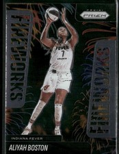 2025 Panini Prizm WNBA Aliyah Boston #3 Fireworks Fever BB1671