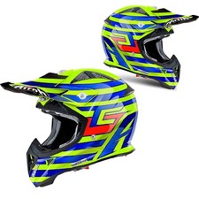 Airoh Youth Carbon Motocross Helmet Aviator J Junior Cairoli Qatar MX Kids
