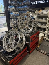 4 Staggered Esr Cs12 19x8.5 19x9.5 5x114.3 35 19 Inch Vacuum Chrome Wheels