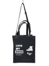 Dr. Martens DND Tote Bag Borsa a 2 vie Borsa a tracolla in pelle BLK AD093001