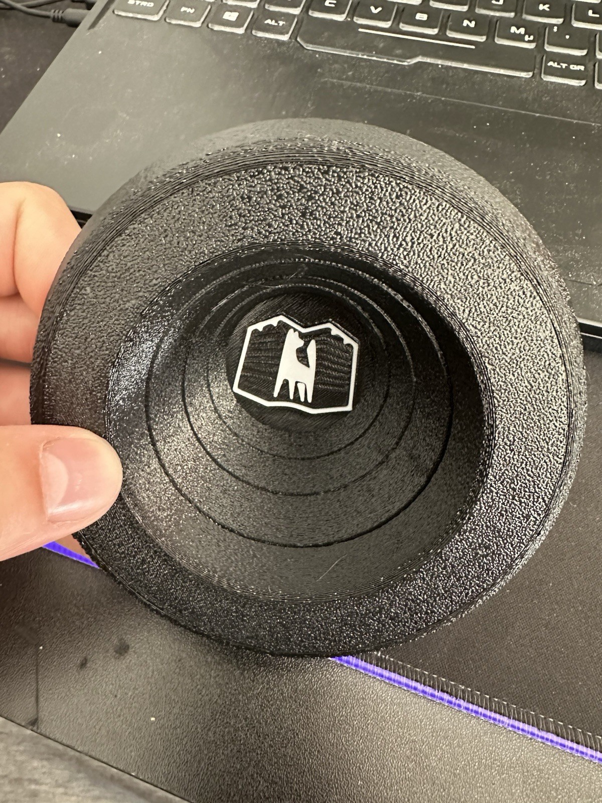 VW Golf 1 Spucknapflenkrad Hupentaster Caddy Abdeckung Nabenverkleidung Lenkrad