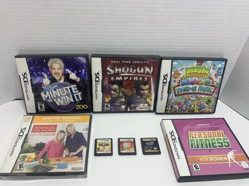 🔥Nintendo DS Games Lot Of 8, Power Rangers, Bolt, M&M’s, Shogun Etc. TESTED‼️