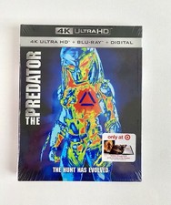 NEW THE PREDATOR 2018 4K UHD BLU-RAY DIGITAL HD 36 PG DIGIBOOK TARGET EXCLUSIVE