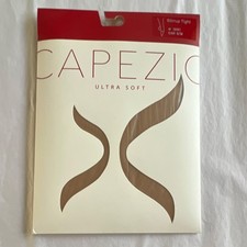 S/M Capezio Ultra Soft Stirrup Tight Caramel Solid Women Dance Tight 1961