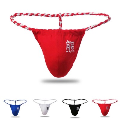 Hohe Qualität Herren Unterwäsche Tanga Baumwolle Durchsichtig G-String Mode