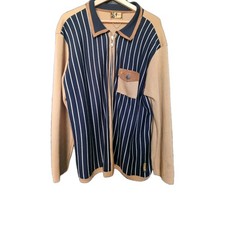 Gabicci Vintage Gregory Isaacs Cardigan Full Zip Cool Ruler XL 23" p2p Rare