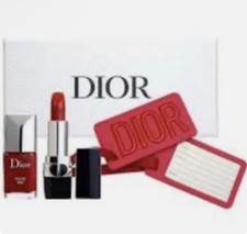 Parfums Christian Dior Rouge Dior Lip Gift Set - Luggage Tag Lipstick - NEW SEAL