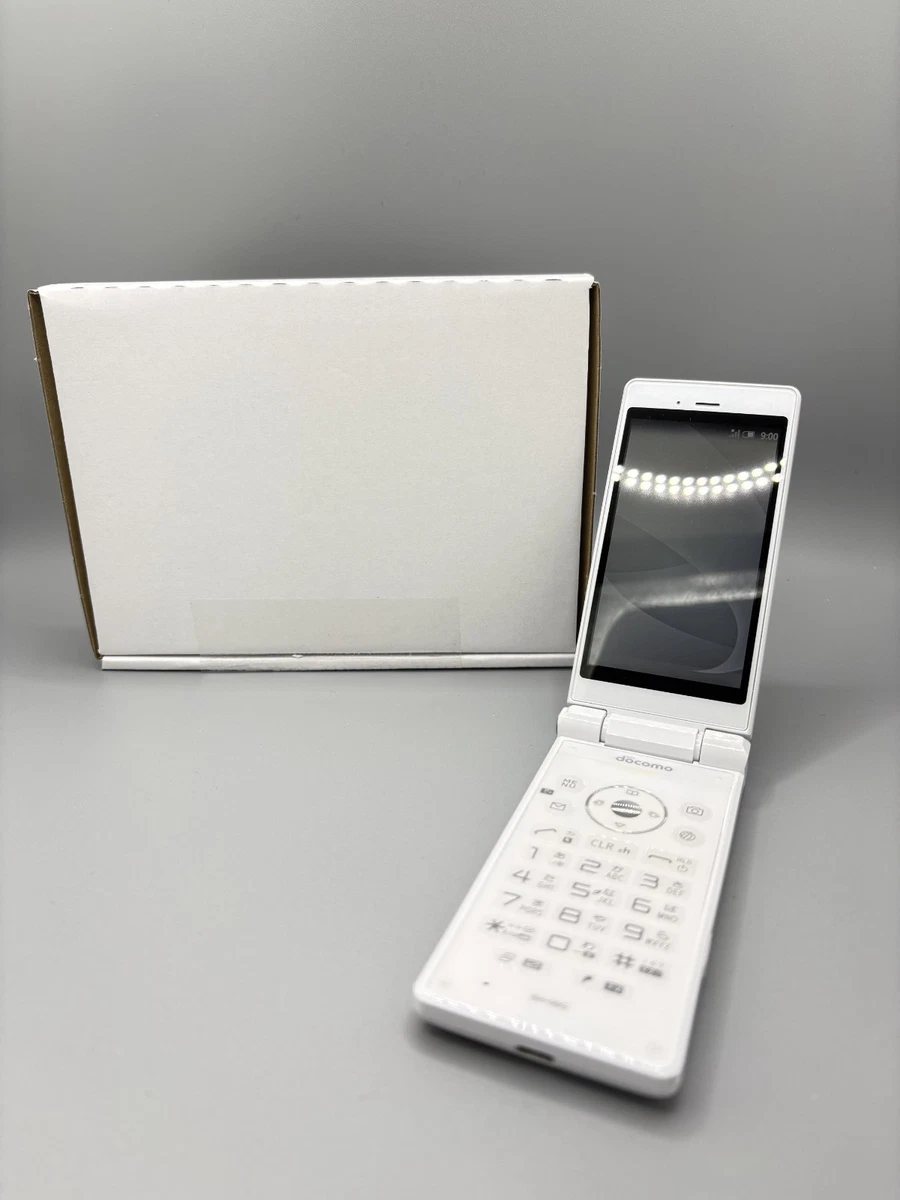 Teléfono Plegable Sharp SH-02L Aquos Keitai 2 De Japón - Android Desbloqueado, Color Negro, Estilo Retro