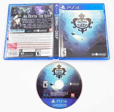 SONG OF THE DEEP COMPLETE CIB 2016 Authentic Sony Playstation 4 PS4