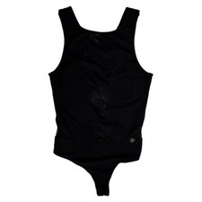 Express Tank Mesh Deep Plunge Bodysuit