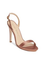 SALONE MONET Womens Brown Sable Round Toe Stiletto Slingback Sandal 6 M