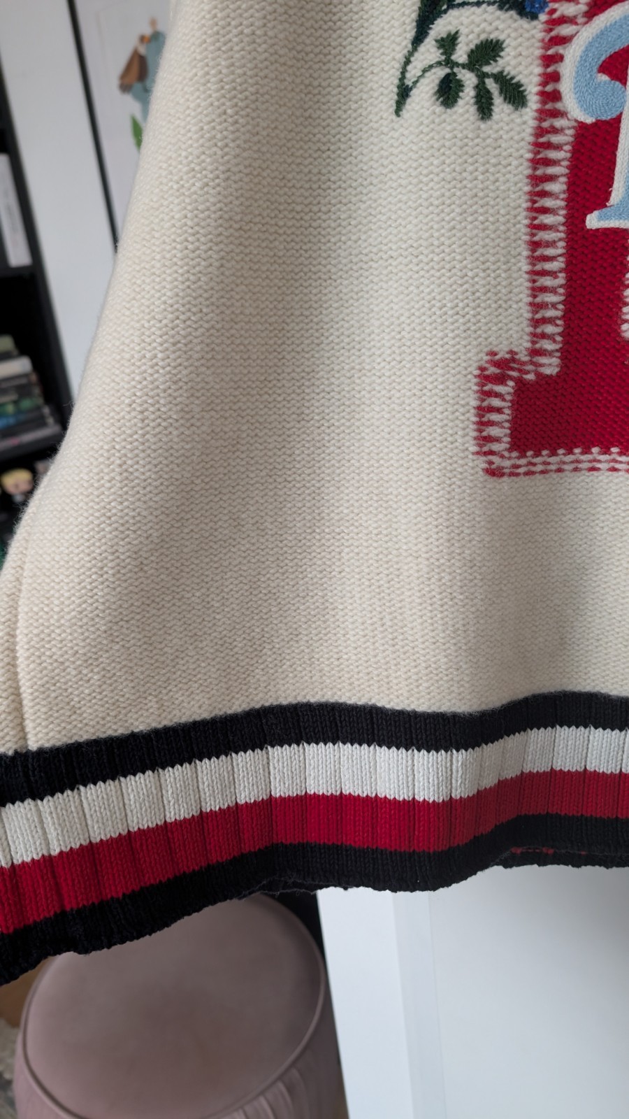 Tommy Hilfiger X Richard Quinn Varsity Knit Jumper image 6