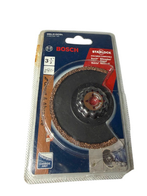 Bosch OSL312CGL Starlock 3-1/2'' Carbide Grit Grout & Abrasive Blade Oscillating 