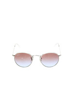 Ray-Ban Boys Junior RJ9547S Round Metal Frame Gradient Lens Sunglasses Silver