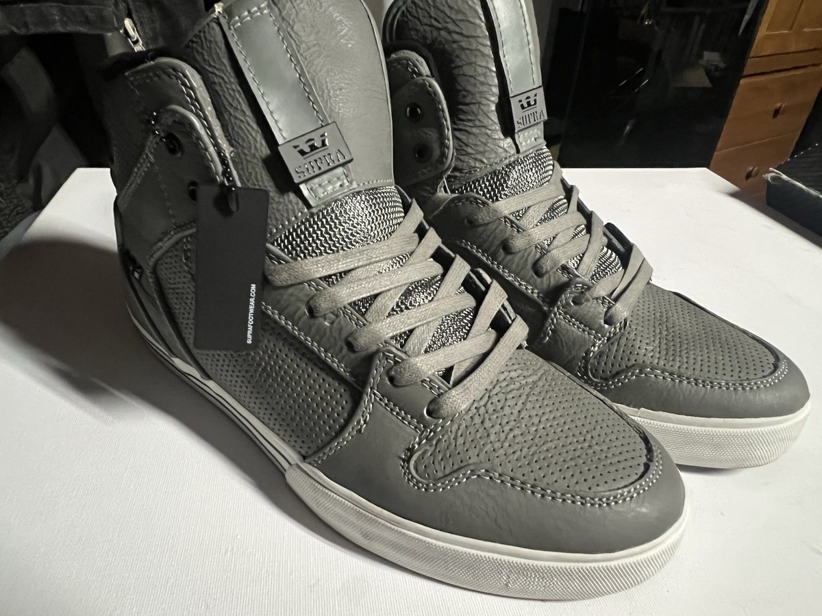 Supra Skate Shoes Leather Men's Supra Hammer VTG Maroon Leather