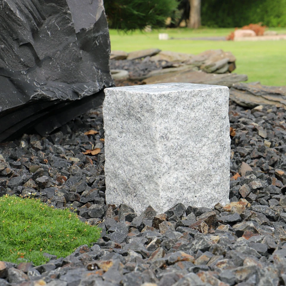 Granitsäule 20cm Quellstein Springbrunnen Wasserspiel Stein Brunnen selberbauen - Bild 2 von 4