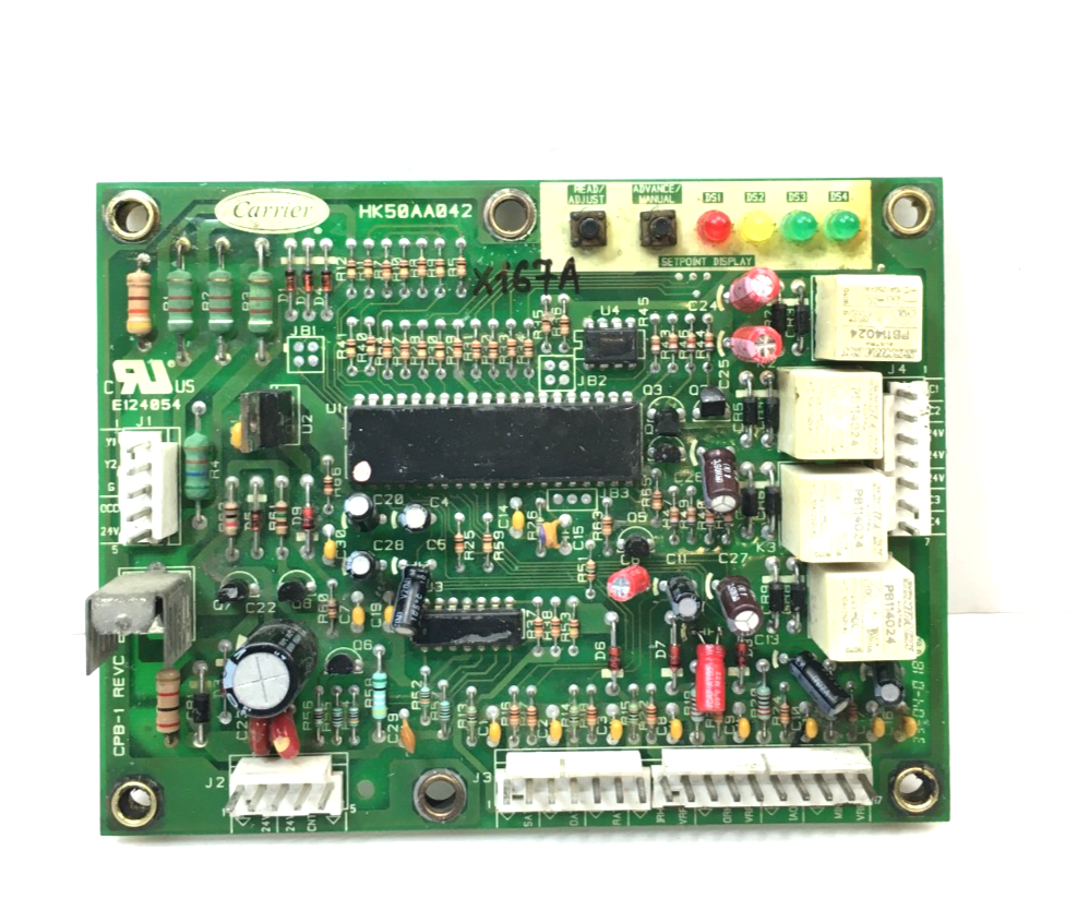 Carrier HK50AA042 Economizer Control Board CPB-1 Rev C used #X167A
