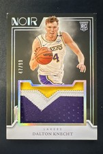 2024-25 Panini Noir - Rookie Jumbo Material Dalton Knecht #RJM-DAL /99 (MEM, RC)