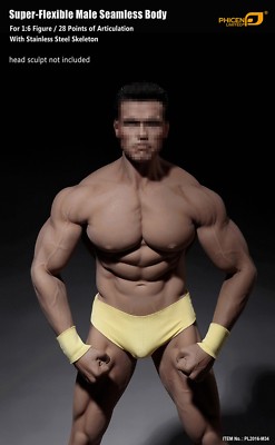 1/6 Scale Super Flexible Figure Seamless Muscular Male Body