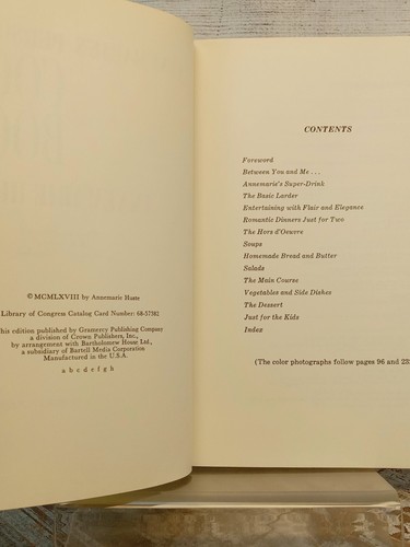 Annemarie's Personal Cook Book SIGNED Jacqueline Kennedy's Private Chef 1968 - Picture 8 of 11