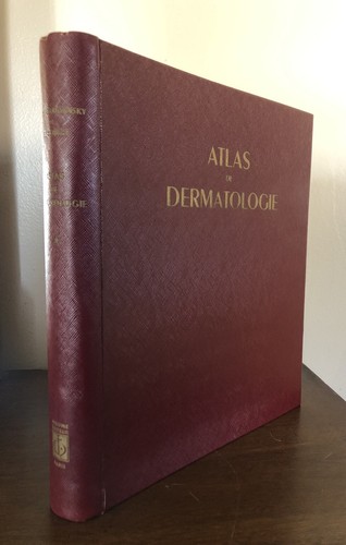 Atlas de Dermatologie (1952) 10 Vols Complet (Texte en Français) Plaques Couleur - Photo 1/9