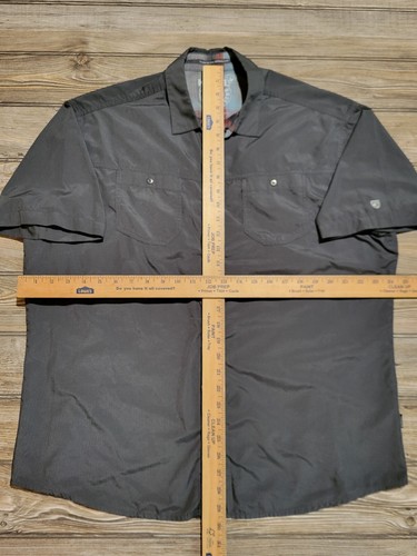 Kuhl Kurzarm Hemd mit Knopfleiste Herren Gr. XL ☆ TOP ☆ dunkelgrau - Bild 5 von 8