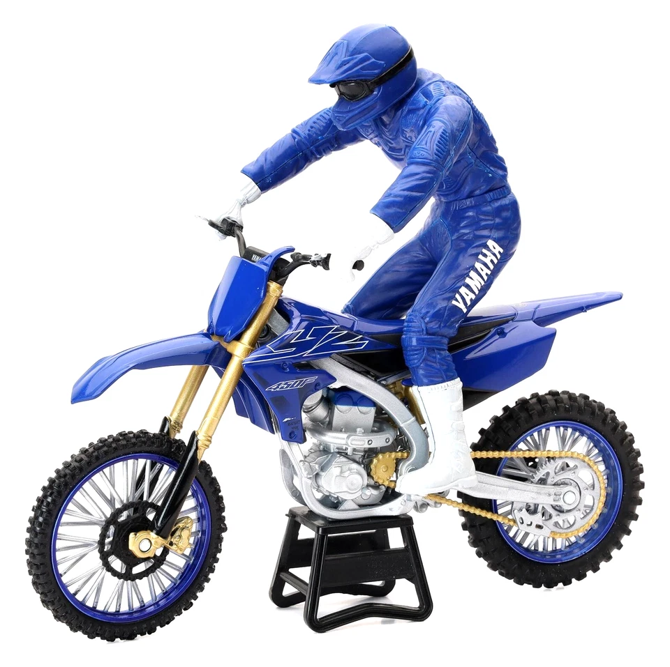 Motocross Toy Model with Motocross Rider YAMAHA new ray 1:12 scale - Image 2 of 4