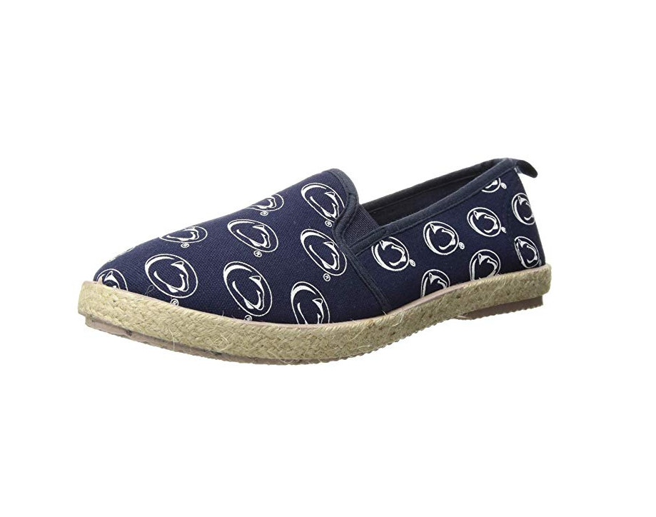 Женская обувь FOCO NCAA Penn State Nittany Lions из эспадрильи и парусины без шнуровки