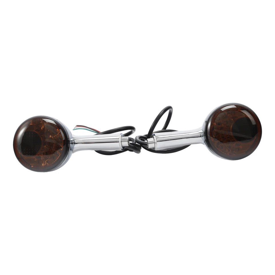 Luz LED de señales de giro traseras cromadas apta para Harley Sportster 883 XL 1200 1992-22 Foto 3 de 4