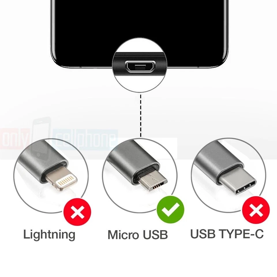 Original Verizon Micro-USB Car Charger with Extra USB LED Light for Motorola - Image 3 of 4