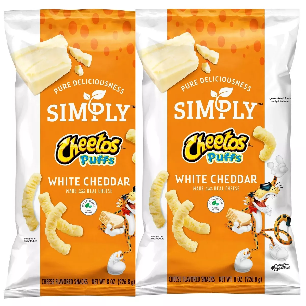 8 oz Simply Cheetos Puffs White Cheddar Cheese by Simply Cheetos