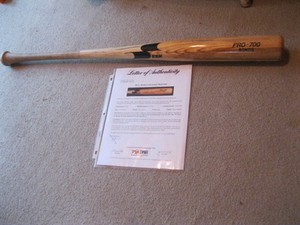 barry bonds game used bat