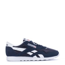 NEW Mens REEBOK CLASSIC NYLON - MENS GY7928 Collegiate Navy Blue White Shoes