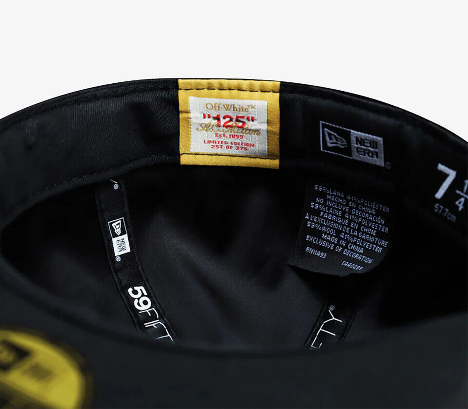 NEW ERA x Off White x AC Milan 2024 59 FIFTY CAP Black x Red NEW ERA x Off White x AC Milan 2024 59 FIFTY CAP Black x Red