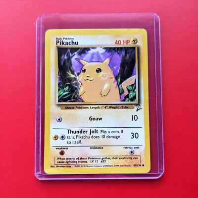 Pokemon Single Card BASE SET 2 - 087/130 : Pikachu