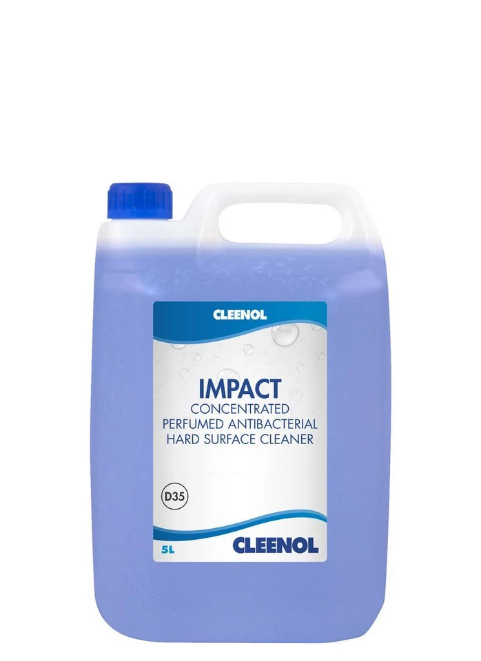 Impact Antibacterial Hard Surface Cleaner - 2x5 Litre - Cleenol - 082777