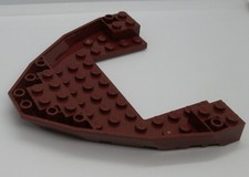 Lego Boat - Reddish Brown Brown Boat Bow Brick 10x12x1 - Ship Hull New