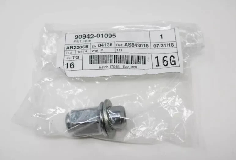 TOYOTA GENUINE 1996-2007 Wheel Lug Nut 90942 - 01095 Sold