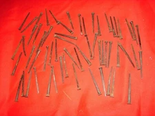 Lot of 59 Antique Square Cut Nails 2 1/2" - SEE PHOTOS 