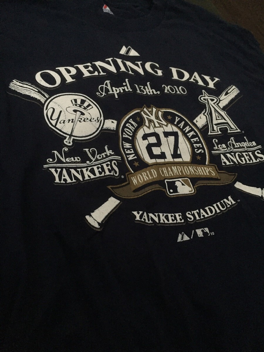 New York Yankees 27-Times MLB World Series Champions XL T-Shirt Gray