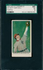 1909 E92 Nadja Caramel Baseball Roy Hartzell (Fielding) SGC 60 5