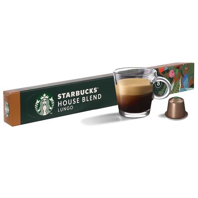 STARBUCKS House Blend Lungo Kaffeekapseln Nespresso kompatibel