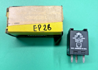 NOS GENUINE TRIDON 3-PIN EP28 FLASHER LED 2-4 LAMPS FREE SHIPPING 