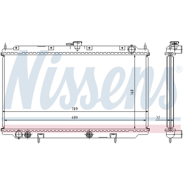 KüHler WasserküHler MotorküHler Passend FüR Nissan Primera P11 1.6 16V 2.0 WP11-image
