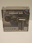 Portable Cordless Massage Gun 4 Head Massager. 6 Speed. NEW sealed box