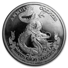 2017 Silver Shield Death of the Dollar - Dollar Dragon BU 1 oz Comes With COA