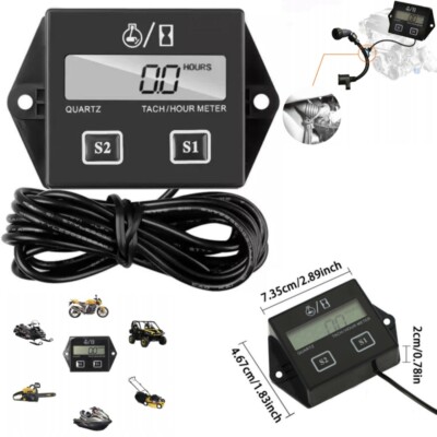 Drehzahlmesser LCD Digital Für KFZ Motorsäge Kettensäge Und Andere 2/4 Takter