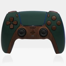 Ironwood Sony x Killscreen DualSense Green Wood PlayStation PS5 Controller