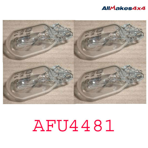 LAND ROVER CAPLESS SIDE REPEATER BULB 12volt SET x4 AFU4481 ALLMakes4x4 ...